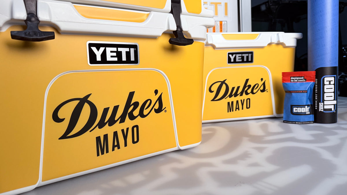 Custom logo cooler skin